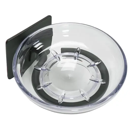 Мыльница Rea 322190A black REA-77038, Черный матовый - фото 3