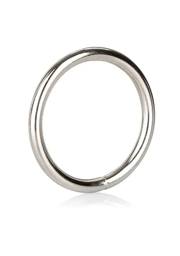 Эрекционное кольцо CalExotics Silver Ring Large 5 см серебристый - фото 6