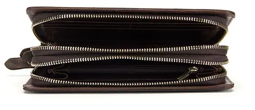 Чоловічий шкіряний клатч Vintage 21,5х12х4 см sum0012838 - фото 6