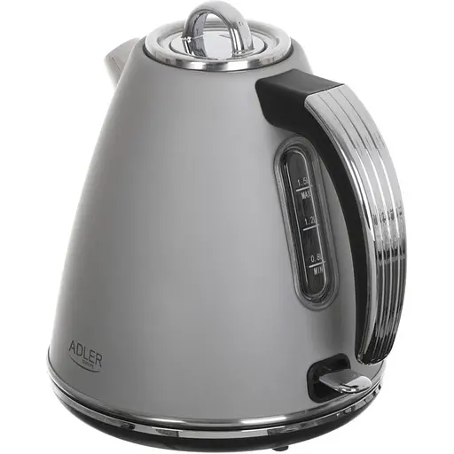 Электрочайник Adler AD 1343 Grey - фото 4