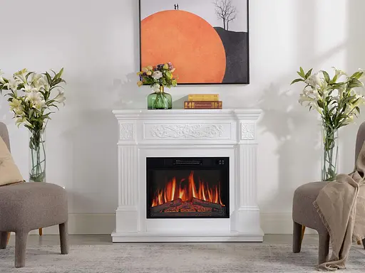 Каминокомплект ArtiFlame Toscana AF23S белый - фото 8
