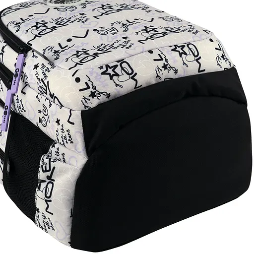 Рюкзак GoPack Teens 162M-1 Черно-молочный (GO26-162M-1) - фото 8