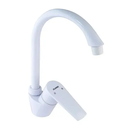 Смеситель для кухни Plamix Oscar-011 White (PM0615) - фото 1