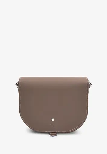 Жіноча шкіряна сумка Ruby L темно-бежева - фото 2