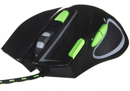 Мышь Esperanza MX401 Hawk USB Black-Green (EGM401KG) - фото 5