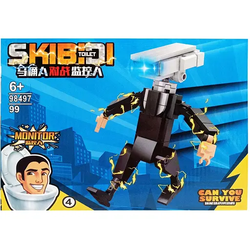 Конструктор Skibidi Toilet Bambi 98497-4 99 деталей - фото 1