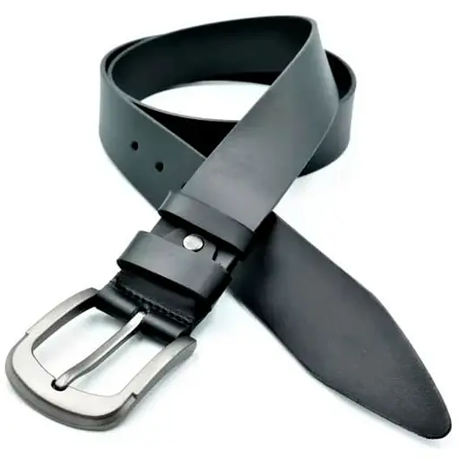 Ремінь шкіряний Weatro чоловічий 3,8х105-125 см acs0027286 - фото 1