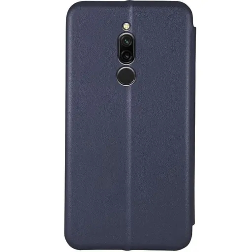 Шкіряний чохол-книжка Classy для Xiaomi Redmi 8 Темно-синій - фото 2