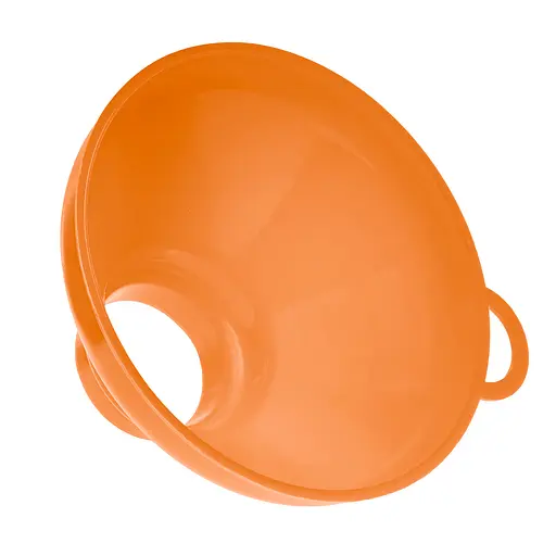Воронка (лейка) Ø 15,5 см пластиковая с широким горлом на банку, Kitchette Оранжевый 86411 - фото 1