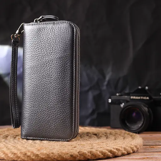 Женский кожаный кошелек Canpellini 19х9.5х2.5 см acs0025130 - фото 6