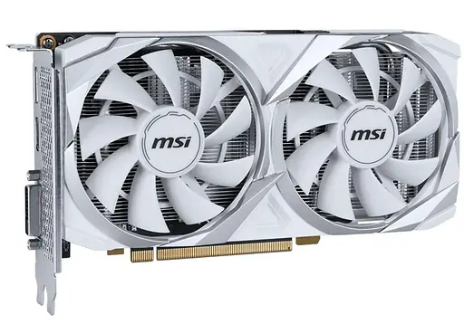 Видеокарта MSI RTX 3050 8GB VENTUS 2X XS WHITE OC (RTX 3050 VENTUS 2X XS WH 8G OC) (GDDR6, 128 bit, PCI-E v4.0 x8) - фото 2