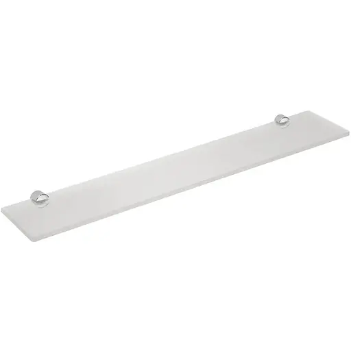 Полиця Bemeta Alfa скляна 102402242, Білий - фото 1