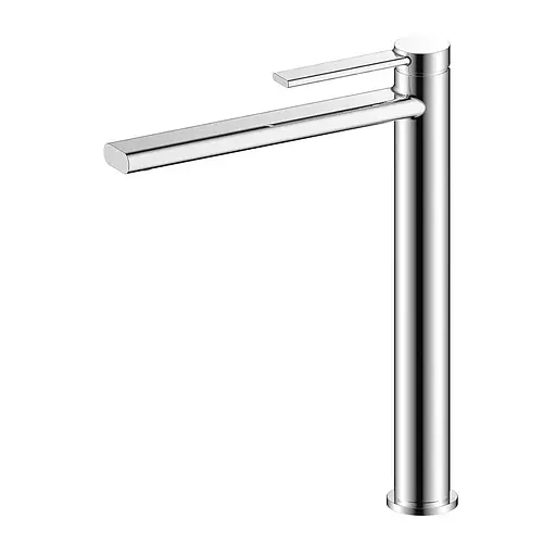 Змішувач для умивальника високий литий вилив хром Frap F1067-2 Хром - фото 1