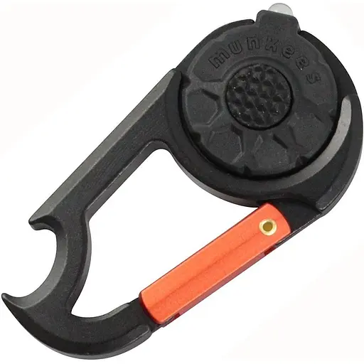 Брелок-карабін Munkees Carabiner Led with Bottle Opener New Black (1012-1089-NEW-BK)