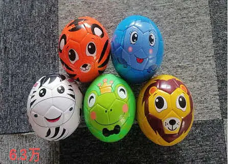 М’яч футбольний, 100 г, матеріал PVC, балон гумовий, розмір №2 - фото 2