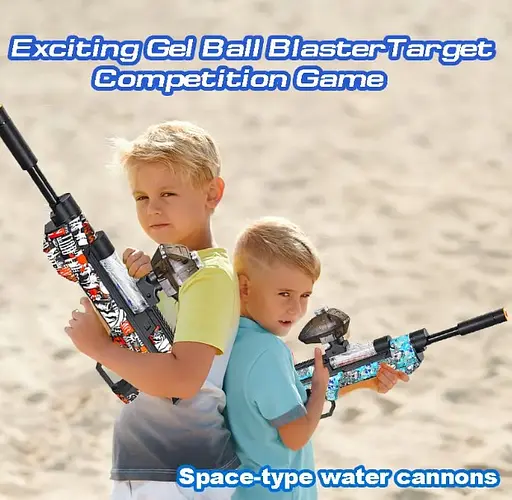 Бластер shoot Splatter Gel Ball 5000 шт. с гель шариками орбиз red - фото 4