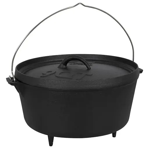 Казан з кришкою Bo-Camp Dutch Oven Cast Iron Black 31 см 7.1 л (DAS303291)
