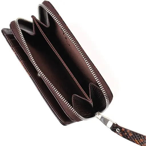 Жіночий шкіряний гаманець Canpellini 9.5х15.5х2.5 см acs0025529 - фото 4