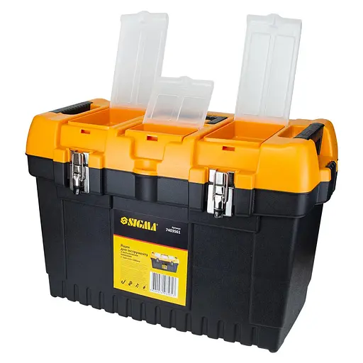 Ящик для інструменту  Sigma металеві замки 564×310×388мм 7403561 - фото 2