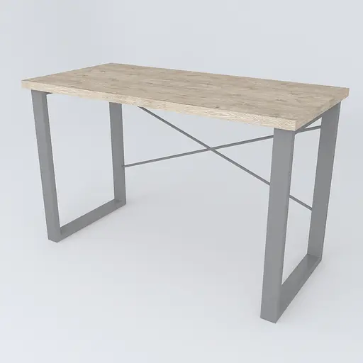 Письменный стол Ferrum-decor Драйв 750x1200x600 Серый металл ДСП Дуб Сан-Марино 32 мм (FRD-103325) - фото 6