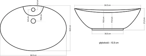 Умивальник Rea Rosa накладний білий REA-00692, Білий - фото 5
