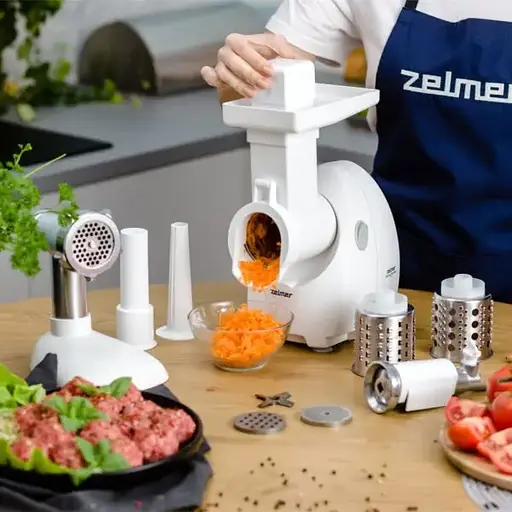 М`ясорубка ZELMER ZMM4055B шинковка, томатопрес - фото 5