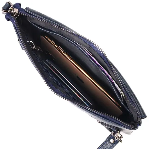 Клатч кожаный мужской Canpellini 21,5х13,5х1 см sum0022424 - фото 5