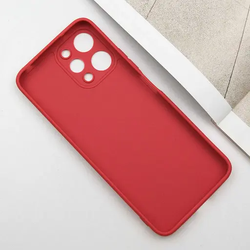 Силиконовый чехол Epik Candy Full Camera для Xiaomi Redmi 12 Красный / Camellia - фото 3