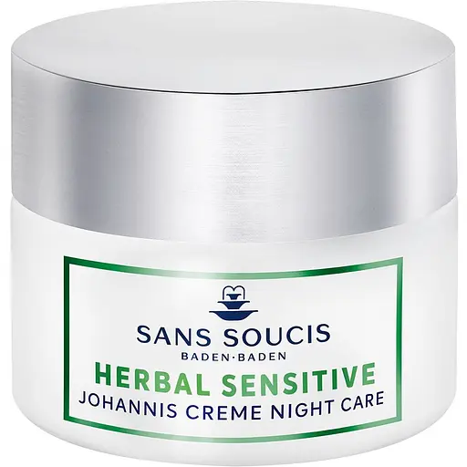 Ночной крем для лица Sans Soucis Herbal Johannis Night Creme для чувствительной и сухой кожи 50 мл  - фото 1