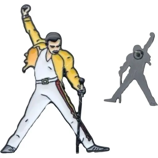 Значок Cini Квін Queen Фредді Мерк'юрі Freddie Mercury Wembley 1986 Q 25.59 - фото 1