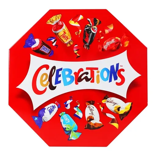 Уцінка. Набір цукерок та печева Celebrations Centerpiece у подарунковій упаковці 385 г - фото 2