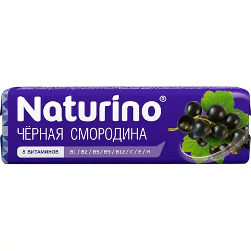 Витамины Naturino с натуральным соком со вкусом черной смородины 33.5 г - фото 1