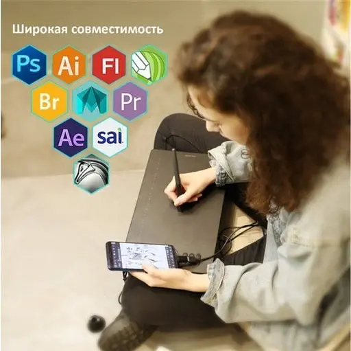 Графічний планшет Huion HS610 [65901] - фото 4