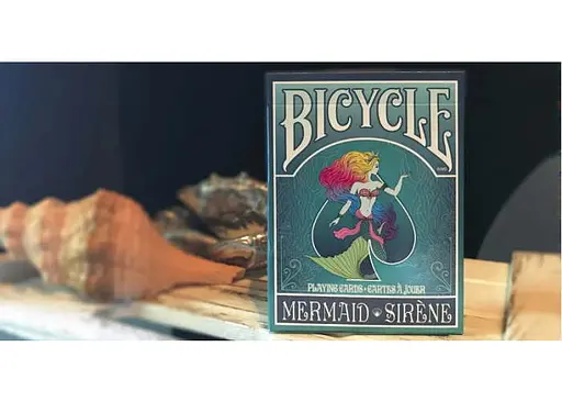 Карты игральные United States Play Card Company Bicycle Mermaid (blue) (PC_02457) - фото 2