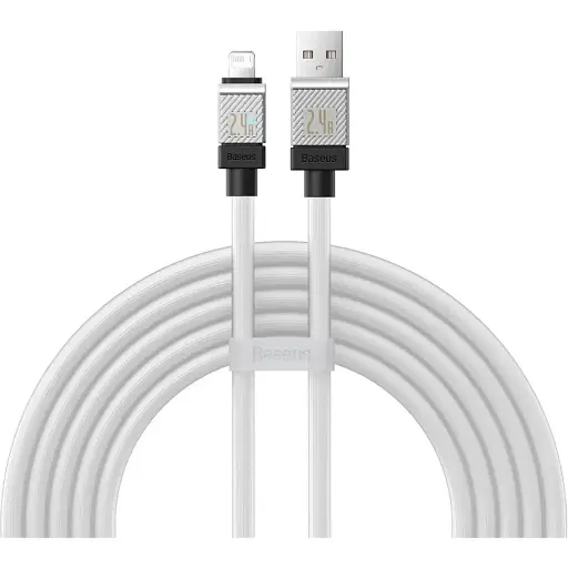 Кабель Baseus CoolPlay Series USB-A to Lightning 2m White (CAKW000502) [146307]