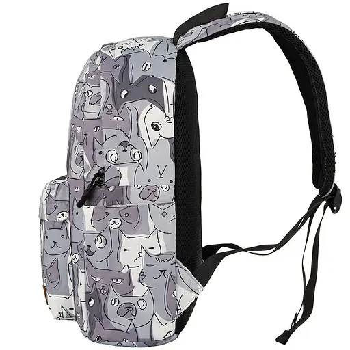 Рюкзак для ноутбука 2E 13" TeensPack Cats, Grey (2E-BPT6114GC) - фото 5