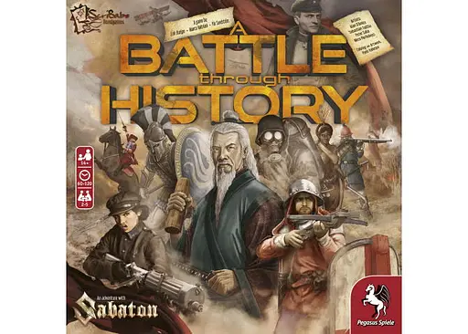 Настольная игра Pegasus Spiele Битва сквозь историю: Приключение с Sabaton (A Battle Through History: An Adventure With Sabaton) (англ.) (PS200) - фото 2