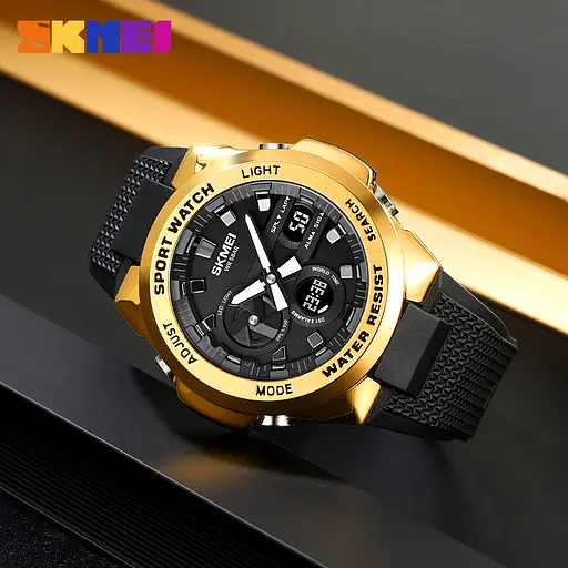 Наручний годинник чоловічий 2105GD Gold Skmei acs0030282 - фото 4