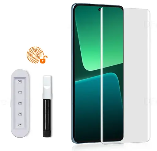 Захисне скло DK для Xiaomi 13 Pro UV Curved 014478 clear 2 шт. - фото 5