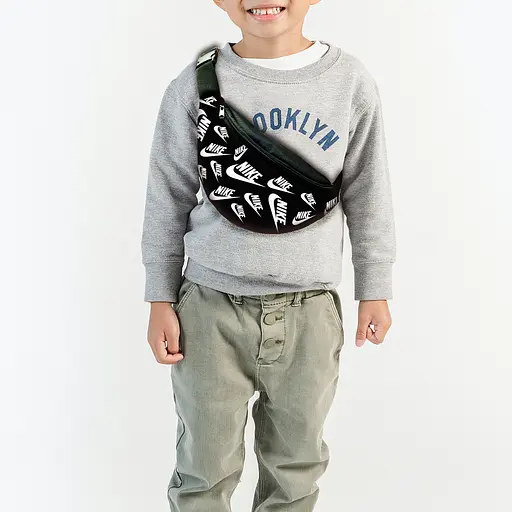 Сумка-бананка "NIKE" з принтом, 35х15см, дитяча, молодіжна (00020)