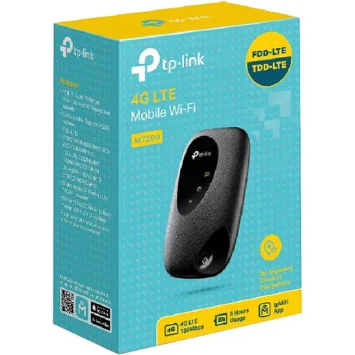 Маршрутизатор TP-Link 4G M7200 N150 Black 802.11n (M7200) - фото 5