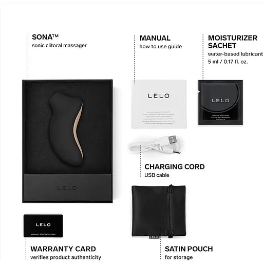 Звуковий стимулятор Lelo SONA Black SO8688 (108500) - фото 3