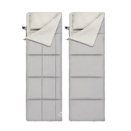 Спальний мішок двомісний Naturehike NH21MSD05 (Блакитний) - фото 4