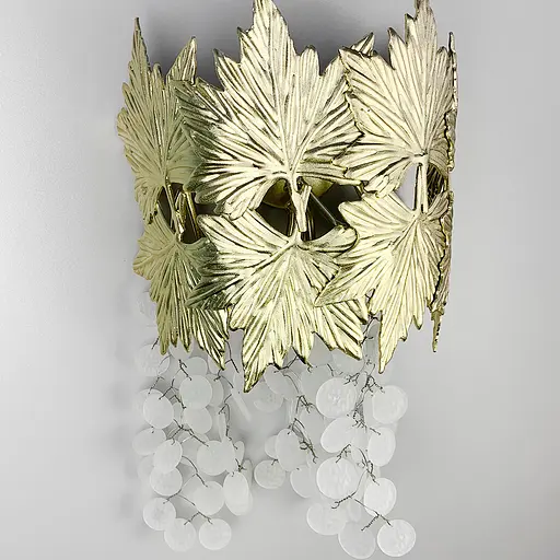 Бра в золотом с белыми пластинами Line F Арт. WB5068 SN - фото 4