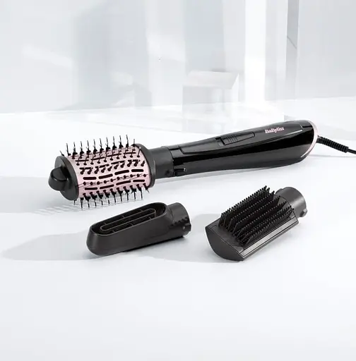 Фен-щетка BaByliss Style Smooth, 1000 Вт, 2 режима, ионизация, холодный обдув, керамика, черный - фото 3