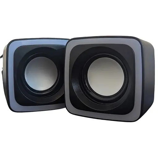 Настільні колонки Jedel S-575 з LED підсвічуванням 2x3W чорний - фото 2