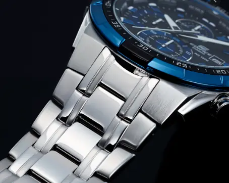 Сталеві чоловічі наручні годинники Casio оригінал Японія Edifice EFR-539D-1A2VUEF зі сталевим браслетом - фото 3