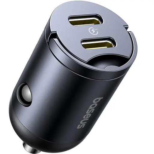 Автомобільний зарядний пристрій Baseus Tiny Star Mini Car Charger 2C 30W Cosmic Чорний - фото 1