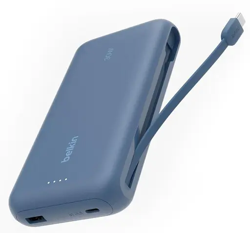 Павербанк Belkin Blue 20 000 mAh / 20 Вт (BPB024HQBL) - фото 1