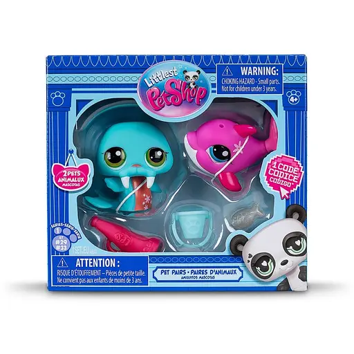 Игровой набор Littlest Pet Shop Фантастические Трюки 00508 аксессуары и 2 фигурки